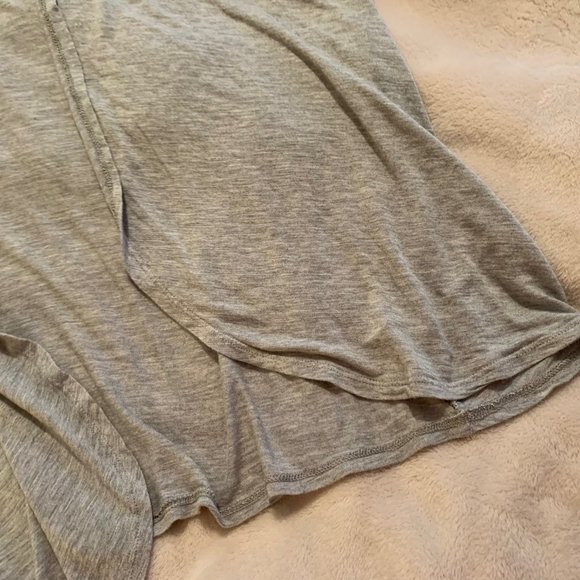 Apt 9 Striated Gray Open Jersey Cardigan Size XL - Picture 4 of 10